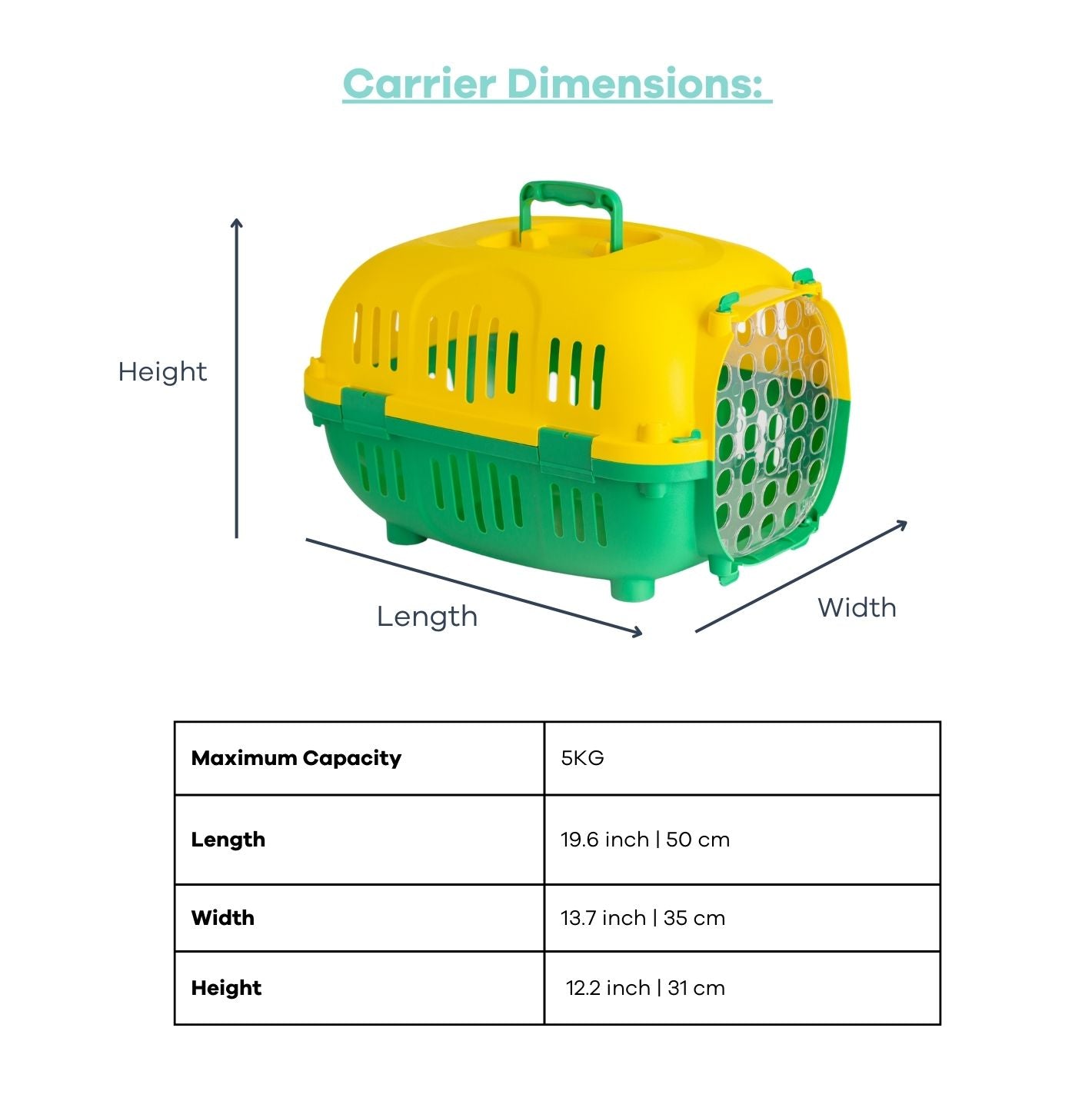 Safari - Pet carrier (Large cat carrier - holds upto 5KG)