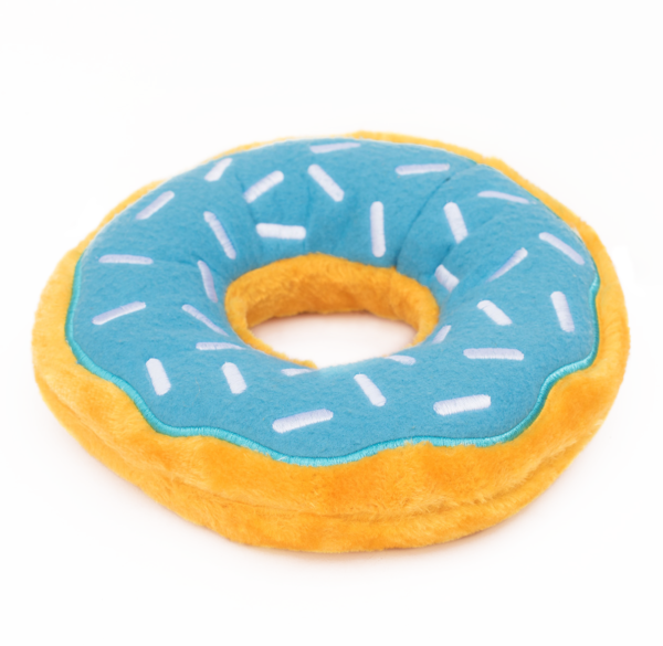 Zippy paws Jumbo donutz - Blueberry | Aesthetic dog toys