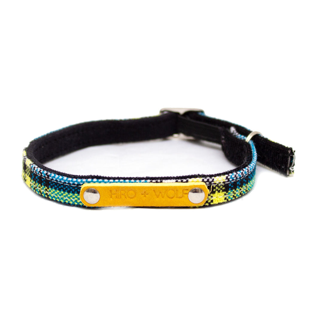 Shuka blue cat collar